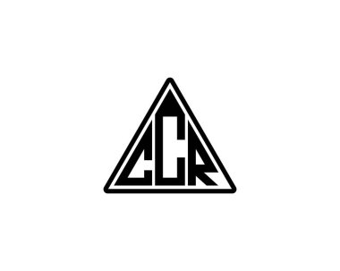 CCR logo tasarım vektör şablonu. CCR