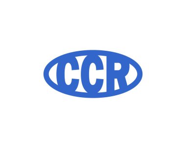 CCR logo tasarım vektör şablonu. CCR