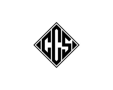 CCS logo tasarım vektör şablonu. CCS