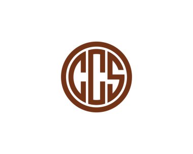 CCS logo tasarım vektör şablonu. CCS