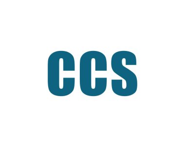 CCS logo tasarım vektör şablonu. CCS