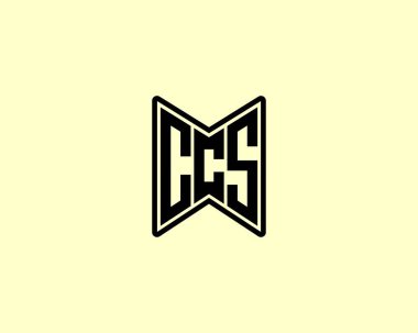 CCS logo tasarım vektör şablonu. CCS