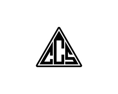 CCS logo tasarım vektör şablonu. CCS