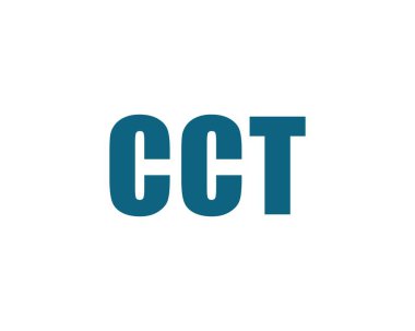 CCT logo tasarım vektör şablonu. CCT
