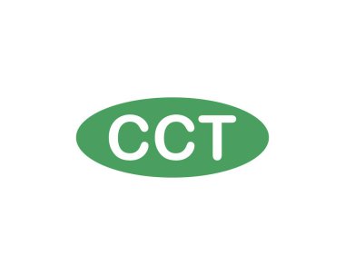 CCT logo tasarım vektör şablonu. CCT