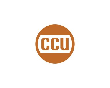 CCU logo tasarım vektör şablonu. CCU