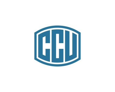 CCU logo tasarım vektör şablonu. CCU
