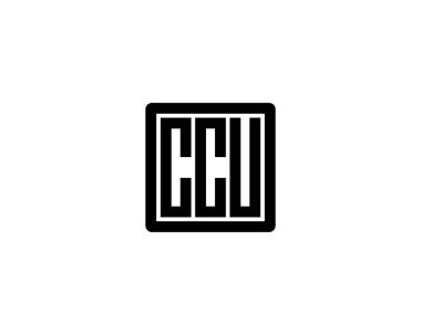 CCU logo tasarım vektör şablonu. CCU