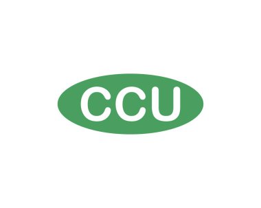 CCU logo tasarım vektör şablonu. CCU