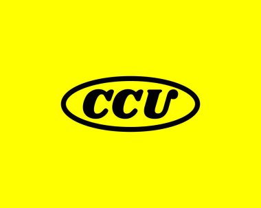 CCU logo tasarım vektör şablonu. CCU