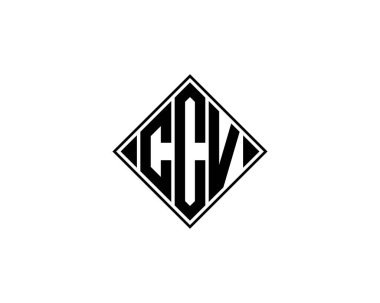 CCV logo tasarım vektör şablonu. CCV