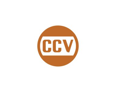 CCV logo tasarım vektör şablonu. CCV