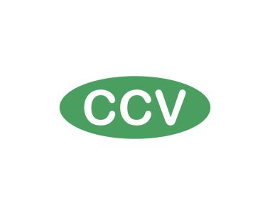CCV logo tasarım vektör şablonu. CCV