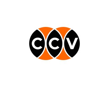 CCV logo tasarım vektör şablonu. CCV