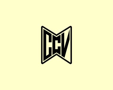 CCV logo tasarım vektör şablonu. CCV