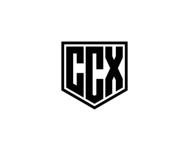 CCX Logo tasarım vektör şablonu. CCX