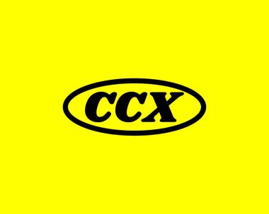 CCX Logo tasarım vektör şablonu. CCX