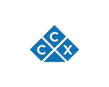 CCX Logo tasarım vektör şablonu. CCX