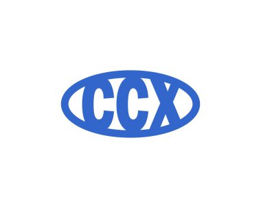 CCX Logo tasarım vektör şablonu. CCX