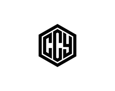 CCY Logo tasarım vektör şablonu. CCY