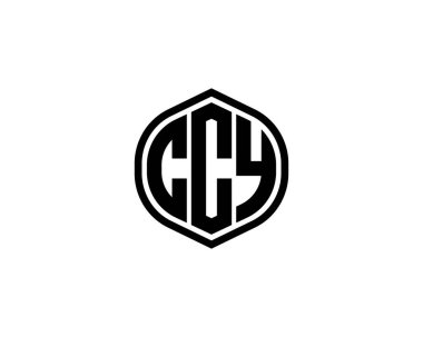 CCY Logo tasarım vektör şablonu. CCY