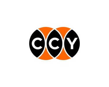 CCY Logo tasarım vektör şablonu. CCY