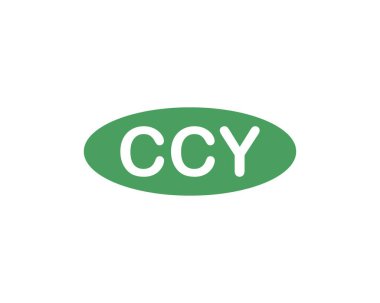 CCY Logo tasarım vektör şablonu. CCY