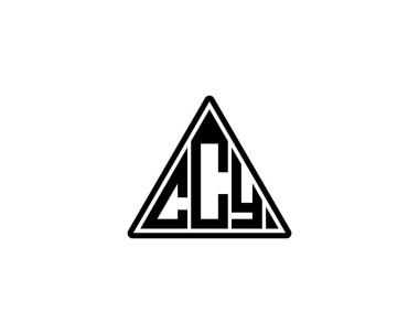 CCY Logo tasarım vektör şablonu. CCY