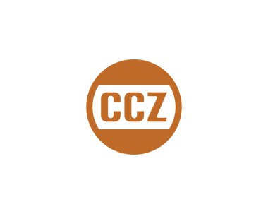 CCZ logo tasarım vektör şablonu. CCZ