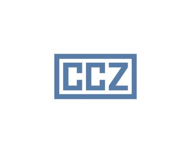 CCZ logo tasarım vektör şablonu. CCZ