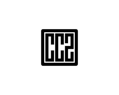 CCZ logo tasarım vektör şablonu. CCZ