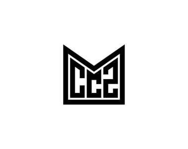 CCZ logo tasarım vektör şablonu. CCZ