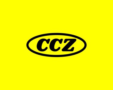 CCZ logo tasarım vektör şablonu. CCZ