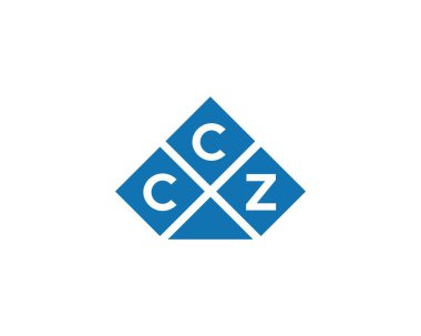 CCZ logo tasarım vektör şablonu. CCZ