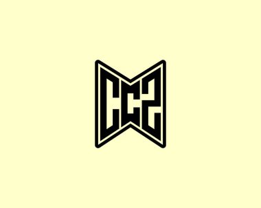 CCZ logo tasarım vektör şablonu. CCZ
