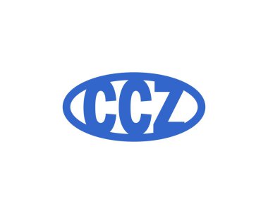 CCZ logo tasarım vektör şablonu. CCZ