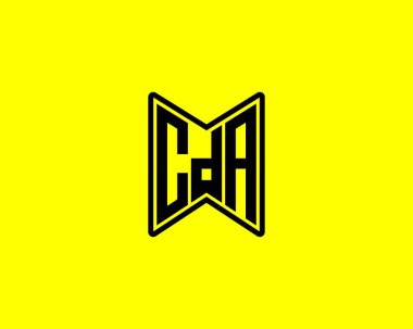 CDA logo tasarım vektör şablonu. CDA