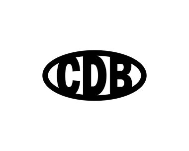 CDB Logo tasarım vektör şablonu. CDB
