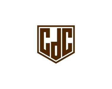 CDC Logo tasarım vektör şablonu. CDC