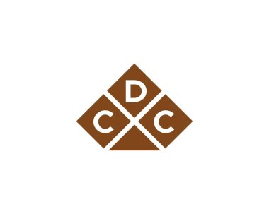 CDC Logo tasarım vektör şablonu. CDC