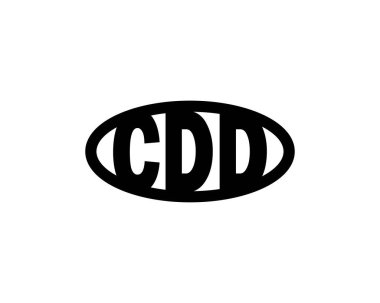 CDD logo tasarım vektör şablonu. CDD