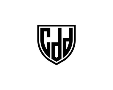 CDD logo tasarım vektör şablonu. CDD