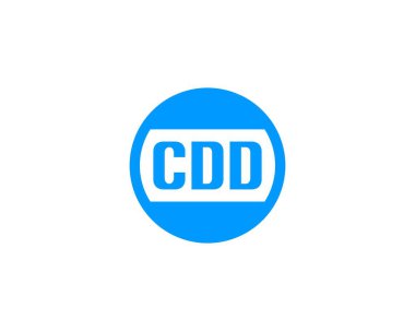 CDD logo tasarım vektör şablonu. CDD
