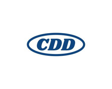 CDD logo tasarım vektör şablonu. CDD