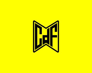 CDF logo tasarım vektör şablonu. CDF