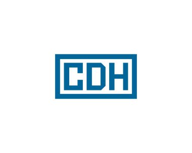 CDH logo tasarım vektör şablonu. CDH