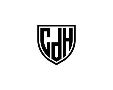 CDH logo tasarım vektör şablonu. CDH