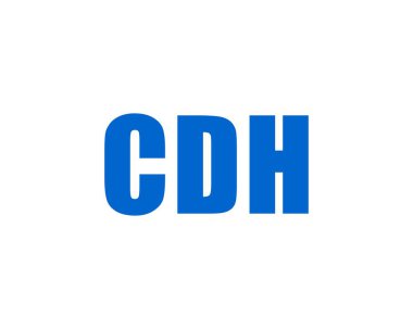 CDH logo tasarım vektör şablonu. CDH