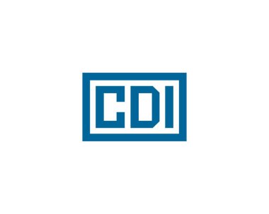 CDI Logo tasarım vektör şablonu. CDI