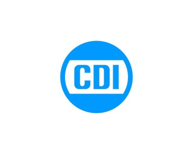 CDI Logo tasarım vektör şablonu. CDI